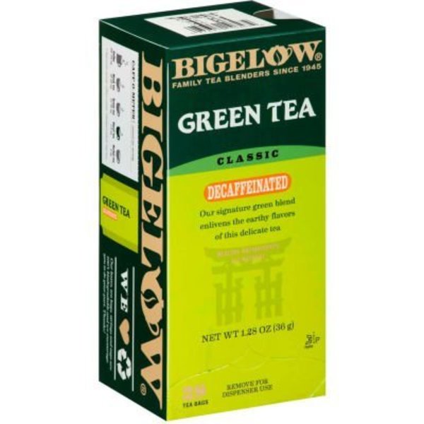 Bigelow Tea Co Bigelow Decaffeinated Green Tea, Green Decaf, 0.34 lbs, 28/Box RCB10347